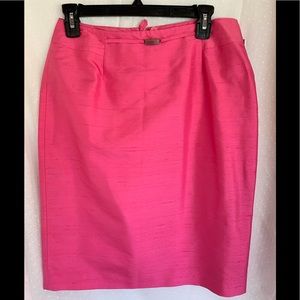 Liz Claiborne 100% silk Pink skirt size 8